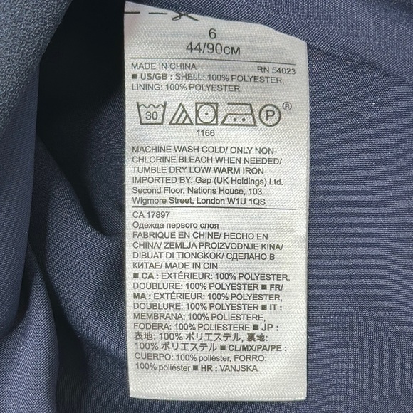 Banana Republic One Shoulder Bow Detail Striped Side Zip Top Size 6 - Picture 8 of 11